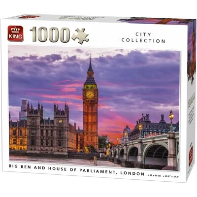 King Big Ben & Parliament 1000 pcs Jigsaw puzzle - Puzzle King Big Ben & Parliament 1000 pcs Jigsaw puzzle - Puzzle