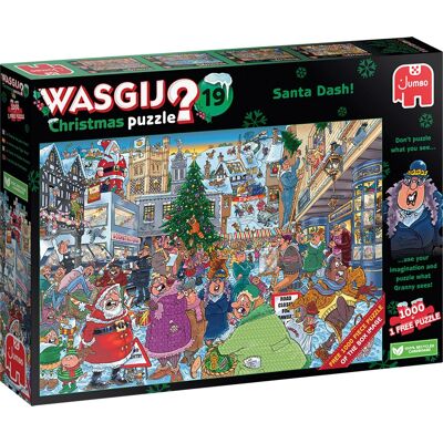 Wasgij Santa Dash! 1000-piece Puzzle - Jigsaw Wasgij Santa Dash! 1000-piece Puzzle - Jigsaw