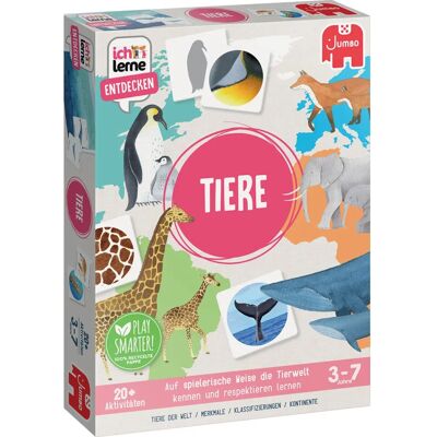 Jumbo Lernspielzeug - Tiere - Lehrset mit Karten & Postern Jumbo Lernspielzeug - Tiere - Lehrset mit Karten & Postern