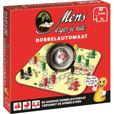 Jumbo Mens Erger Je Niet! - Bordspel - Automatische Dobbelautomaat Jumbo Mens Erger Je Niet! - Bordspel - Automatische Dobbelautomaat