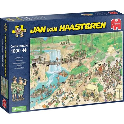 Jan van Haasteren Jungle Tour Puzzle - 1000 Pieces - Humor Jan van Haasteren Jungle Tour Puzzle - 1000 Pieces - Humor