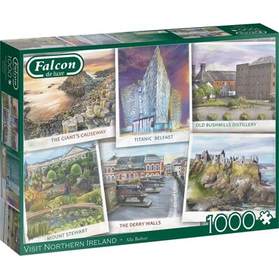 Falcon de Luxe Visite Irlande du Nord Puzzle 1000 Pièces - Puzzle - Publicité Falcon de Luxe Visite Irlande du Nord Puzzle 1000 Pièces - Puzzle - Publicité