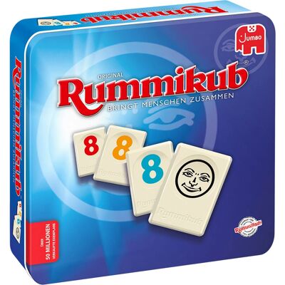 Rummikub - Klassisches Brettspiel mit 104 Steinen - Familienspaß Rummikub - Klassisches Brettspiel mit 104 Steinen - Familienspaß