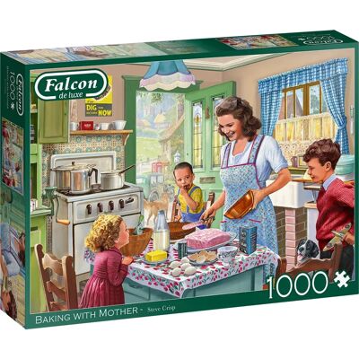 Falcon de Luxe Backen mit Mutter 1000 Stück - Menschen Puzzle Falcon de Luxe Backen mit Mutter 1000 Stück - Menschen Puzzle