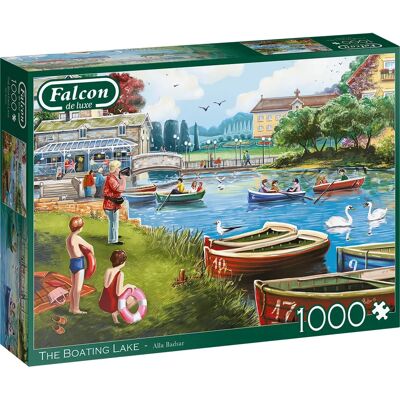 Falcon de luxe The Boating Lake 1000 pcs Jigsaw puzzle - Landscape Falcon de luxe The Boating Lake 1000 pcs Jigsaw puzzle - Landscape