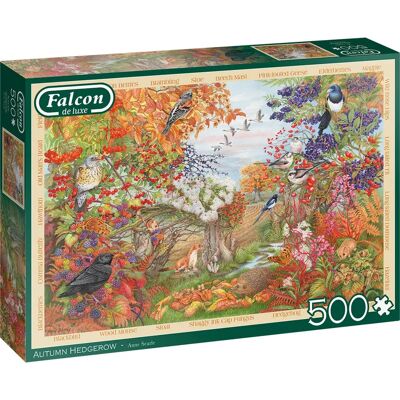 Falcon de luxe Autumn Hedgerow 500pcs Puzzle - Jigsaw Puzzle Falcon de luxe Autumn Hedgerow 500pcs Puzzle - Jigsaw Puzzle