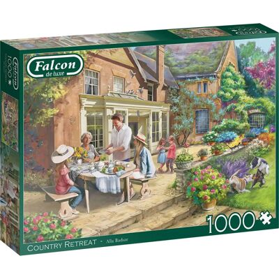 Falcon de luxe Country Retreat Puzzle 1000 pièces - Paysage - Publicité Falcon de luxe Country Retreat Puzzle 1000 pièces - Paysage - Publicité