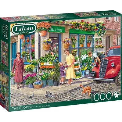 Falcon de luxe Le Fleuriste Puzzle 1000 pièces - Puzzle - Publicité Falcon de luxe Le Fleuriste Puzzle 1000 pièces - Puzzle - Publicité
