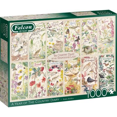Falcon de luxe A Year of the Country Diary 1000pcs - Jigsaw puzzle Falcon de luxe A Year of the Country Diary 1000pcs - Jigsaw puzzle