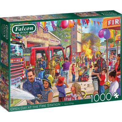 Falcon de luxe Caserne de pompiers 1000 pièces - Puzzle pour enfants - Publicité Falcon de luxe Caserne de pompiers 1000 pièces - Puzzle pour enfants - Publicité