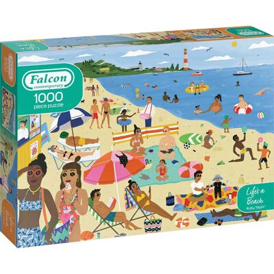 Falcon Contemporary Life's a Beach 1000 pcs Jigsaw puzzle - Art Falcon Contemporary Life's a Beach 1000 pcs Jigsaw puzzle - Art