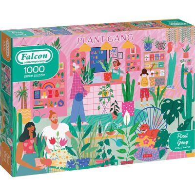 Falcon De Luxe Falcon Puzzle Contemporain Bande de Plantes - Puzzle de 1000 pièces - Publicité Falcon De Luxe Falcon Puzzle Contemporain Bande de Plantes - Puzzle de 1000 pièces - Publicité