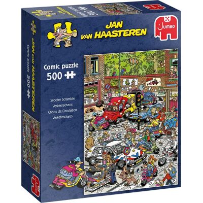 Jan van Haasteren Chaos de Trafic 500 pcs - Puzzle Jan van Haasteren Chaos de Trafic 500 pcs - Puzzle