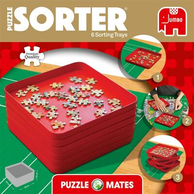 Puzzle Mates 17953 Organisateur de Puzzle - 6 Compartiments - Publicité Puzzle Mates 17953 Organisateur de Puzzle - 6 Compartiments - Publicité