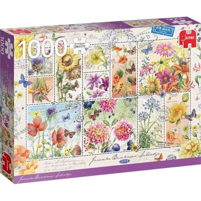 Jumbo Premium Sommar Blommor Pussel - 1000 bitar Landskap Jumbo Premium Sommar Blommor Pussel - 1000 bitar Landskap