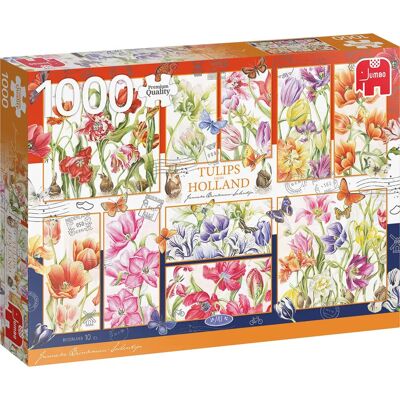 Janneke Brinkman - Holenderskie tulipany 1000 elementów - Puzzle krajobrazowe Janneke Brinkman - Holenderskie tulipany 1000 elementów - Puzzle krajobrazowe