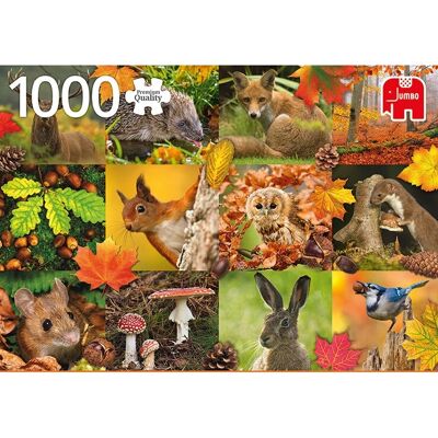 Premium Collection Herbsttiere 1000 Teile Puzzle Premium Collection Herbsttiere 1000 Teile Puzzle