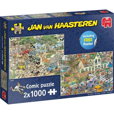 Jan van Haasteren 1000-stukjes Puzzel - Humoristische Illustratie Jan van Haasteren 1000-stukjes Puzzel - Humoristische Illustratie