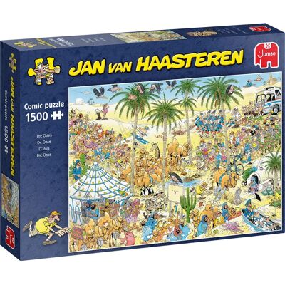 Jan van Haasteren Oasis 1500 pièces Puzzle - Puzzle - Publicité Jan van Haasteren Oasis 1500 pièces Puzzle - Puzzle - Publicité