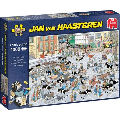 Jan van Haasteren The Cattle Market - Puzzle 1000 elementów Jan van Haasteren The Cattle Market - Puzzle 1000 elementów