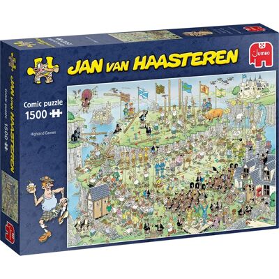 Jumbo Jan van Haasteren Highland Games 1500 elementów Puzzle - Puzzle Jumbo Jan van Haasteren Highland Games 1500 elementów Puzzle - Puzzle