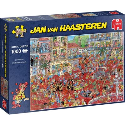 Jan van Haasteren La Tomatina Puzzle - 1000 pcs - Humorous Festival Scene Jan van Haasteren La Tomatina Puzzle - 1000 pcs - Humorous Festival Scene