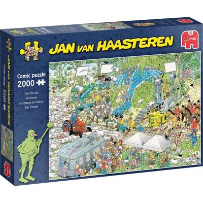 Jan van Haasteren Le Set de Film 2000 pièces Puzzle Jan van Haasteren Le Set de Film 2000 pièces Puzzle