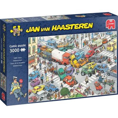 Puzzle da 3000 pezzi di Jan van Haasteren - Caos del traffico Puzzle da 3000 pezzi di Jan van Haasteren - Caos del traffico