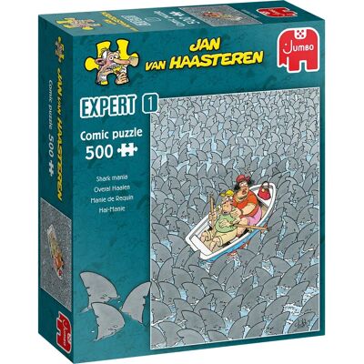 Jan van Haasteren Shark Mania Puzzle - 500 Teile - Herausfordernd und Spaßig Jan van Haasteren Shark Mania Puzzle - 500 Teile - Herausfordernd und Spaßig
