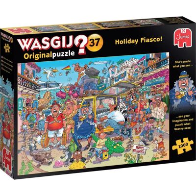 Jumbo Wasgij Original 37 Holiday Fiasco! 1000 Stück Puzzle - Kinder & Familie Jumbo Wasgij Original 37 Holiday Fiasco! 1000 Stück Puzzle - Kinder & Familie