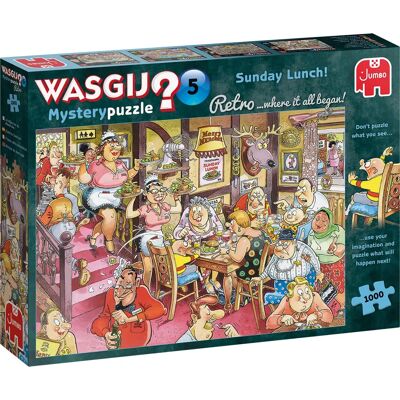 Graham Thompson Wasgij Retro Mystery 5 Déjeuner du Dimanche - Puzzle - Publicité Graham Thompson Wasgij Retro Mystery 5 Déjeuner du Dimanche - Puzzle - Publicité