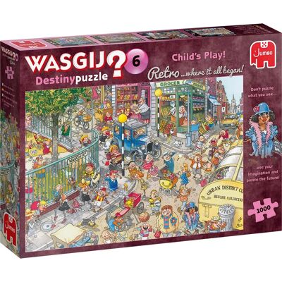 Wasgij Retro Destiny 6 1000 bitar - Pussel Wasgij Retro Destiny 6 1000 bitar - Pussel