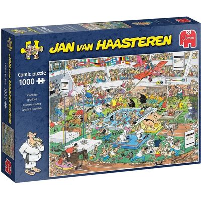 Jumbo Jan van Haasteren Sporty 1000-piece Puzzle - Puzzle Jumbo Jan van Haasteren Sporty 1000-piece Puzzle - Puzzle