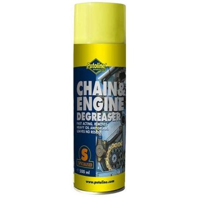 Nettoyant chaîne et moteur Putoline - Dégraissant huile et graisse - Publicité Nettoyant chaîne et moteur Putoline - Dégraissant huile et graisse - Publicité
