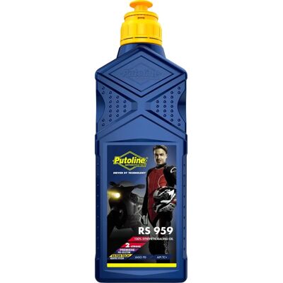 Putoline RS 959 - Huile moteur 2T entièrement synthétique - Qualité course - Publicité Putoline RS 959 - Huile moteur 2T entièrement synthétique - Qualité course - Publicité