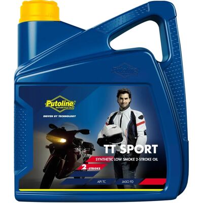 Huile moteur 2 temps semi-synthétique Putoline TT Sport - 4L - Publicité Huile moteur 2 temps semi-synthétique Putoline TT Sport - 4L - Publicité