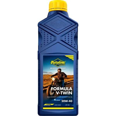 Huile moteur V-Twin PUTOLINE - 4T Formule - Publicité Huile moteur V-Twin PUTOLINE - 4T Formule - Publicité