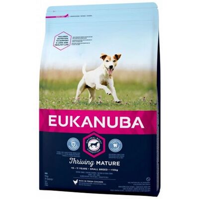 Eukanuba Senior kleine Rassen mit Huhn 3 kg Eukanuba Senior kleine Rassen mit Huhn 3 kg