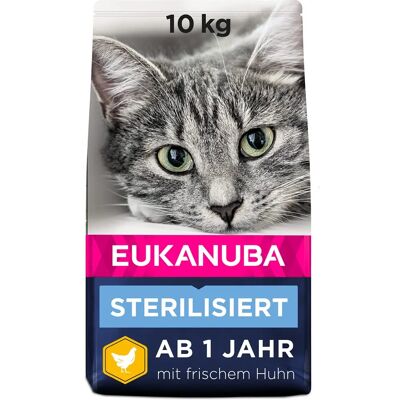 Eukanuba Adult Sterilised Cat Weight Control Chicken Dry - 10kg Eukanuba Adult Sterilised Cat Weight Control Chicken Dry - 10kg