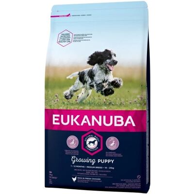 Eukanuba Puppy Medium Breed Chicken - Dog Food Eukanuba Puppy Medium Breed Chicken - Dog Food