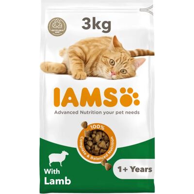 IAMS Vitality Tørrfôr for Katter - 3kg - Premium Ernæring med Lam & Kylling IAMS Vitality Tørrfôr for Katter - 3kg - Premium Ernæring med Lam & Kylling