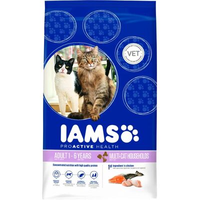 IAMS Multicat Chicken & Salmon Dry - 15kg IAMS Multicat Chicken & Salmon Dry - 15kg