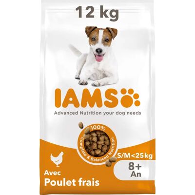 IAMS för Vitalitet Senior & Mogen Små & Medelstora Hundar - Kyckling 12kg IAMS för Vitalitet Senior & Mogen Små & Medelstora Hundar - Kyckling 12kg