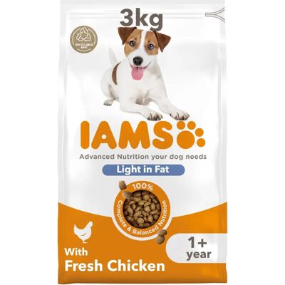 IAMS Adult Light Pro Active Hondenvoer - 3 Kg IAMS Adult Light Pro Active Hondenvoer - 3 Kg