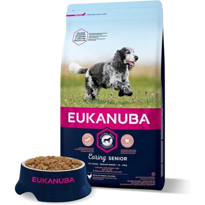 Eukanuba Caring Senior Medium rase kylling - 3kg Eukanuba Caring Senior Medium rase kylling - 3kg