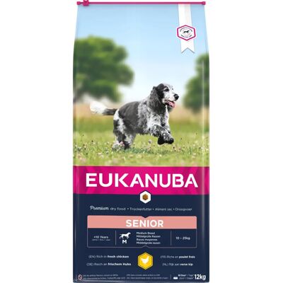 Eukanuba Medium Senior Chicken 12kg Eukanuba Medium Senior Chicken 12kg