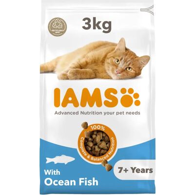 IAMS Senior Kat Voedsel met Oceaanvis 3kg - Vitaliteit & Balans IAMS Senior Kat Voedsel met Oceaanvis 3kg - Vitaliteit & Balans