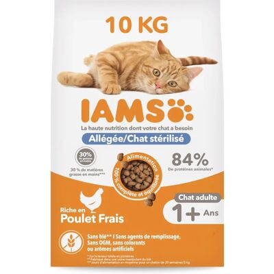 IAMS for Vitality Katt Voksen 1+ med kylling tørrfôr - 10kg IAMS for Vitality Katt Voksen 1+ med kylling tørrfôr - 10kg