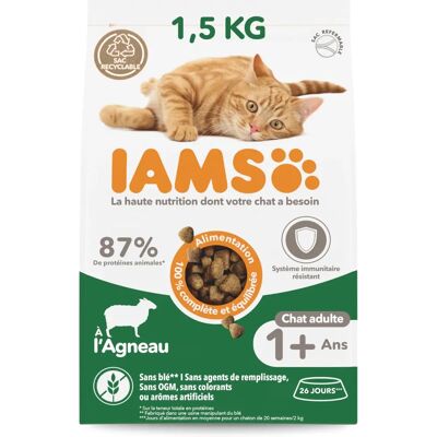Iams Vitaliteit Premium Kattenvoer met Lam - Compleet & Gebalanceerd Iams Vitaliteit Premium Kattenvoer met Lam - Compleet & Gebalanceerd