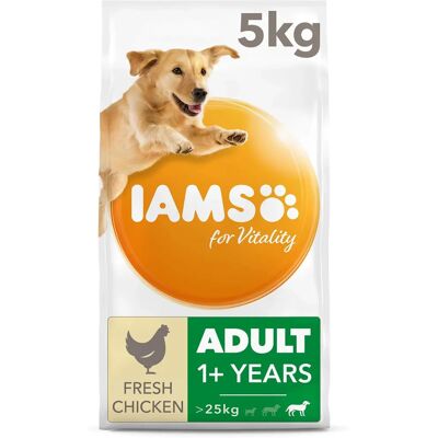 IAMS Hundmat för stora raser - Färsk kyckling - 5kg IAMS Hundmat för stora raser - Färsk kyckling - 5kg
